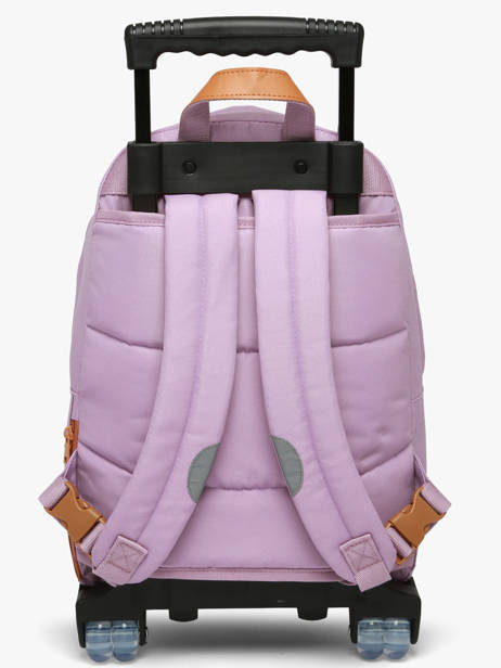 2-compartment Wheeled Schoolbag Tann's Violet les fantaisies f 73195 other view 4
