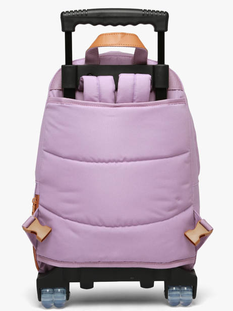 2-compartment Wheeled Schoolbag Tann's Violet les fantaisies f 73195 other view 5
