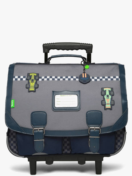 2-compartment Wheeled Satchel Tann's Gray les fantaisies g 26432511