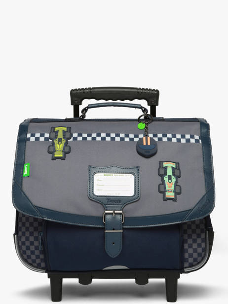 2-compartment Wheeled Satchel Tann's Gray les fantaisies g 26422511