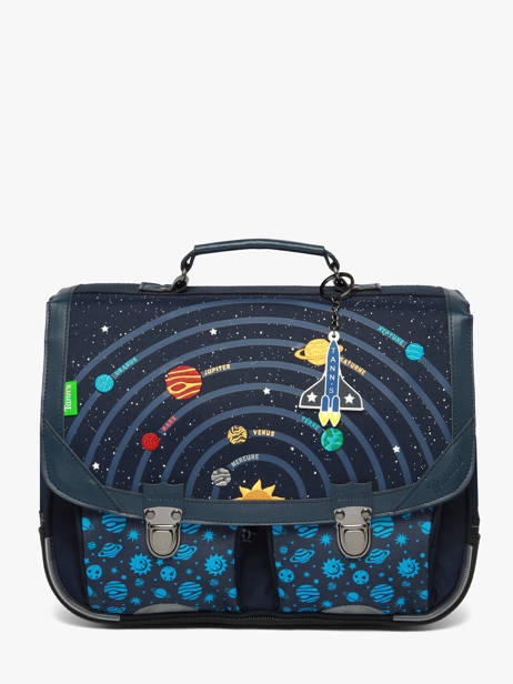 1 Compartment Satchel Tann's Blue les fantaisies g 45151