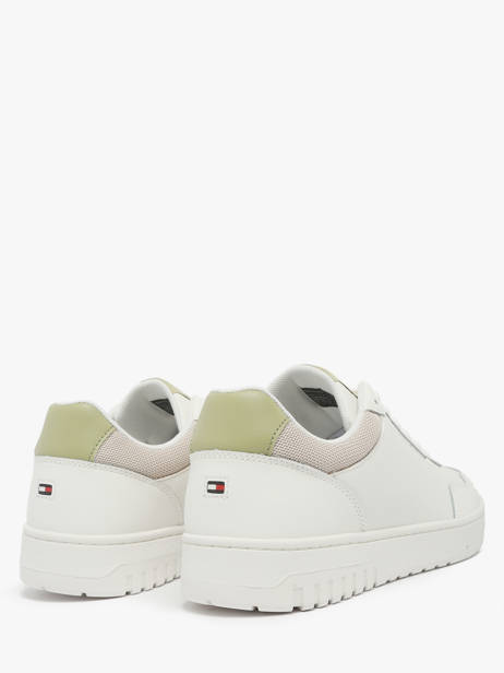 Sneakers In Leather Tommy hilfiger White men 5868YBL other view 3