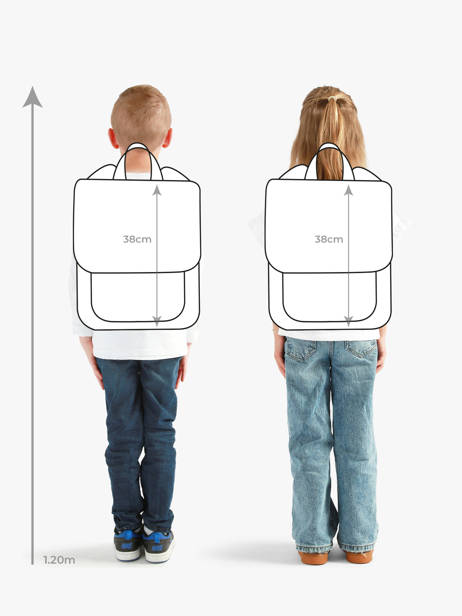 Backpack Hello hossy Violet cool kids PO6 other view 1