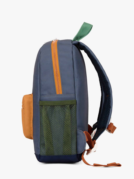 Backpack Hello hossy Blue cool kids MO6 other view 2