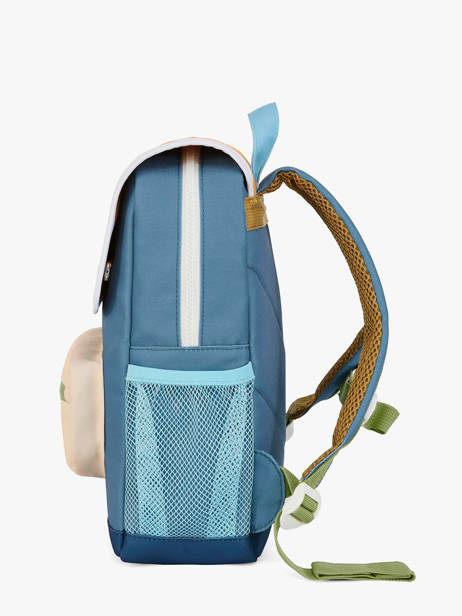 Backpack Hello hossy Blue cool kids MS6 other view 2