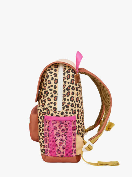 Backpack Hello hossy Brown cool kids PS25 other view 2