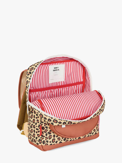 Backpack Hello hossy Brown cool kids PS25 other view 3
