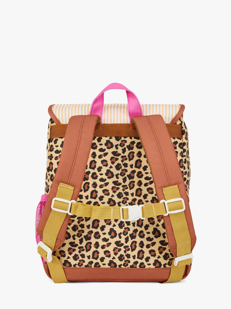 Backpack Hello hossy Brown cool kids PS25 other view 4