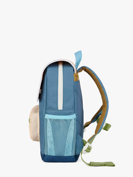 Backpack Hello hossy Blue cool kids MS25 other view 2
