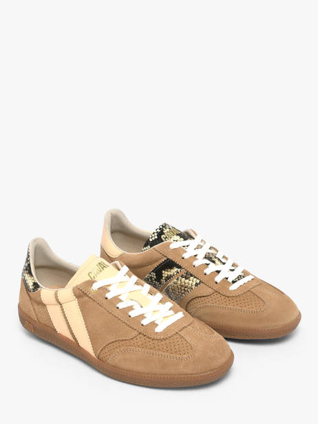 Sneakers In Leather Caval Brown women BAPULS2F other view 1