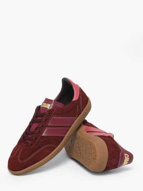 Sneakers In Leather Caval Red women BAPULS2A other view 2