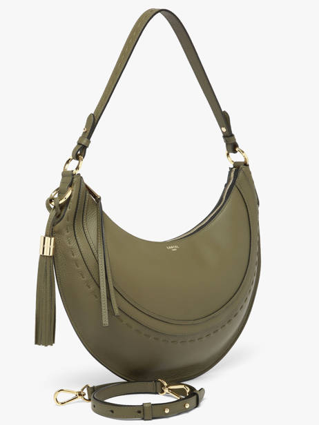 Shoulder Bag Hoboheme Leather Lancel Green hoboheme A14217 other view 1