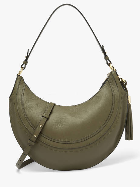 Shoulder Bag Hoboheme Leather Lancel Green hoboheme A14217 other view 4