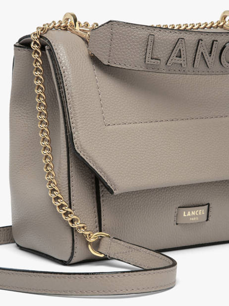 Top Handle M Ninon Leather Lancel Gray ninon A09222 other view 2