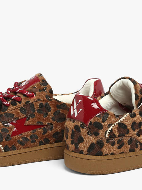 Sneakers Vanessa wu Marron women BK2822LP vue secondaire 2