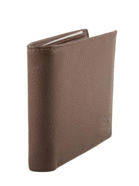 Portefeuille Cuir Crinkles Marron caviar 14086 vue secondaire 1