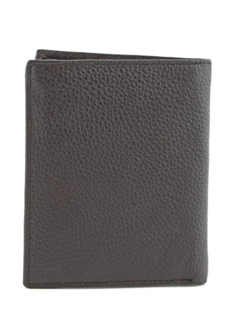 Portefeuille Cuir Crinkles Marron caviar 14089 vue secondaire 2