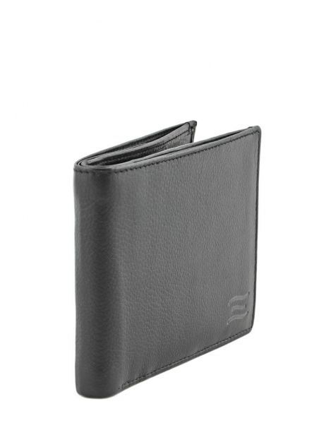 Portefeuille Cuir Crinkles Gris caviar 14082 vue secondaire 1