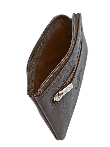 Porte-monnaie Cuir Yves renard Marron foulonne 2310 vue secondaire 3