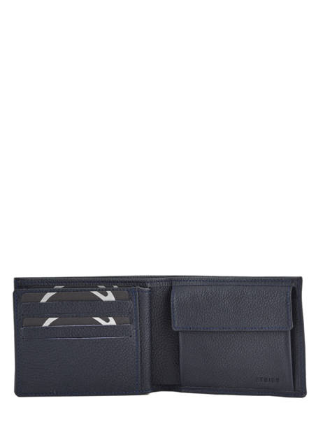 Portefeuille Cuir Madras Etrier Bleu madras EMAD121 vue secondaire 1