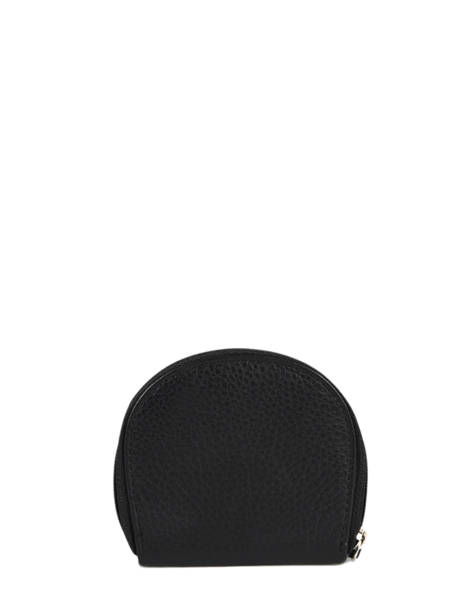 Porte-monnaie Caviar Cuir Crinkles Gris caviar 14291 vue secondaire 2