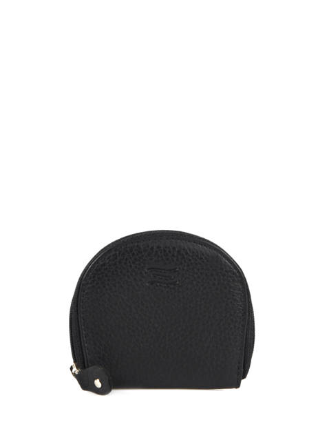 Porte-monnaie Caviar Cuir Crinkles Gris caviar 14291