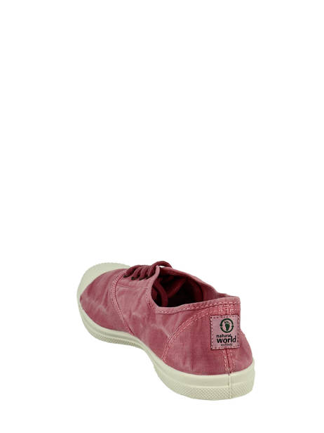 Sneakers Natural world Rose women 102E vue secondaire 2