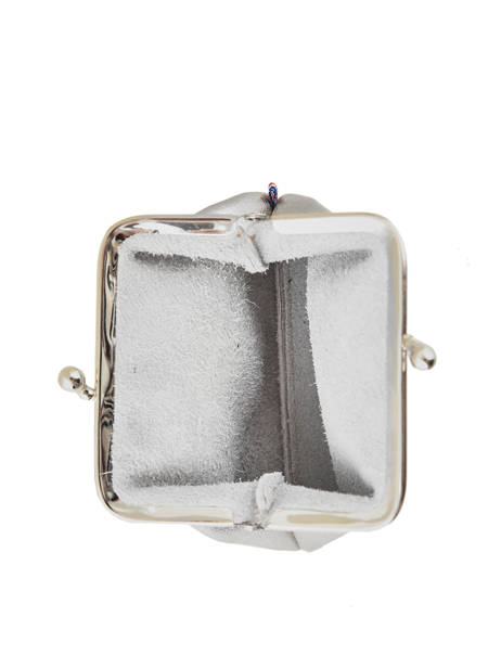 Porte-monnaie Etincelle Irisée Cuir Etrier Argent etincelle irisee EETI654 vue secondaire 1