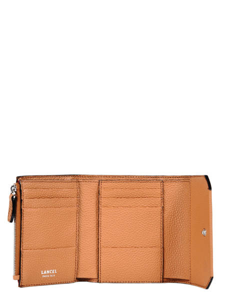 Portefeuille Ã  Rabat S Ninon Cuir Lancel Marron ninon A10296 vue secondaire 1