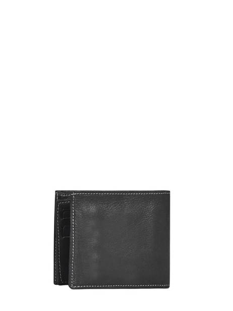Portefeuille Porte-monnaie Oil Cuir Etrier Noir oil EOIL121 vue secondaire 2