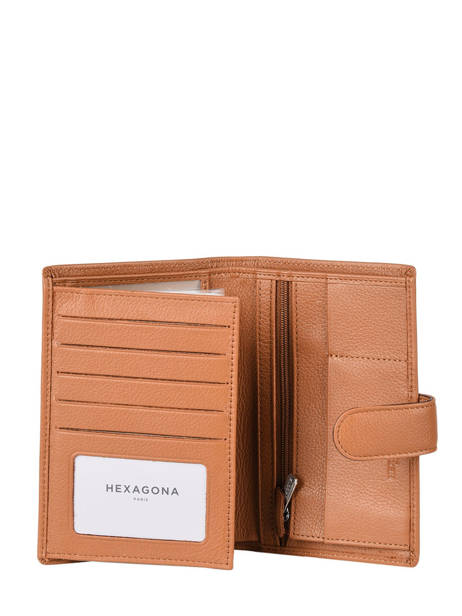Card Holder Confort Leather Hexagona Brown confort 467282 other view 1