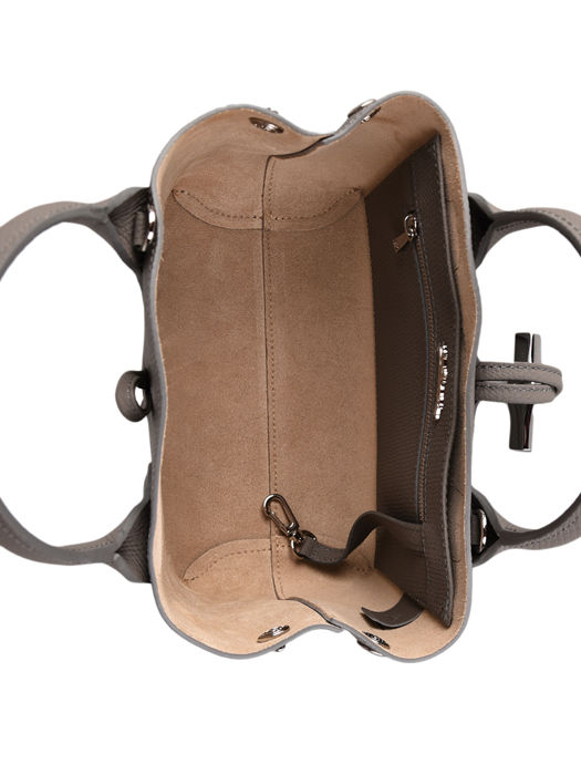 Longchamp Roseau Sacs porté main Gris