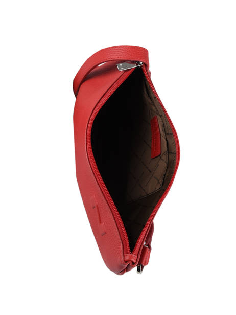 Sac Bandoulière Large City Perle Cuir Nathan baume Rouge n city 1 vue secondaire 3