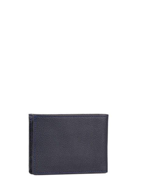 Portefeuille Porte-cartes Madras Cuir Etrier Bleu madras EMAD740 vue secondaire 2