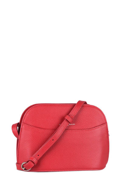Sac Bandoulière Lilou Cuir Nathan baume Rouge egee 2 vue secondaire 4