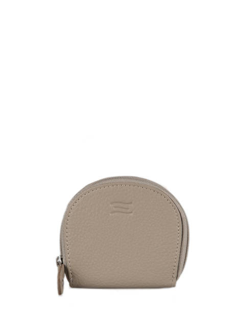 Porte-monnaie Caviar Cuir Crinkles Beige caviar 14291
