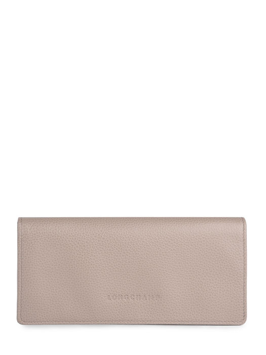 Longchamp Le foulonnÃ© Wallet Gray