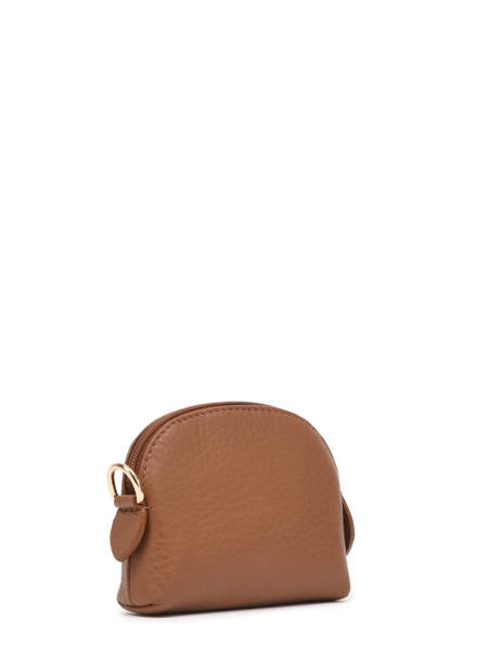 Coin Purse Foulonne Leather Yves renard Brown foulonne 29365 other view 2