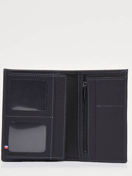 Portefeuille Porte-monnaie Paris Cuir Etrier Noir paris EPAR442 vue secondaire 1