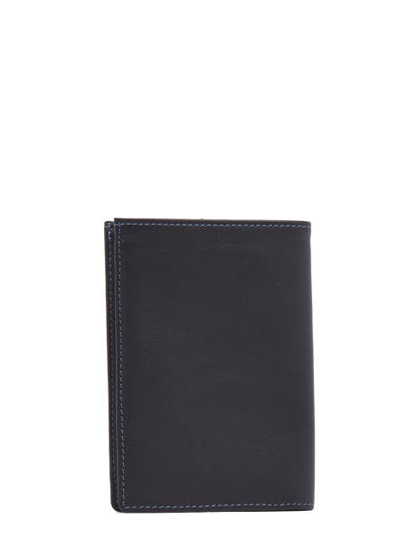 Portefeuille Porte-monnaie Paris Cuir Etrier Noir paris EPAR442 vue secondaire 3