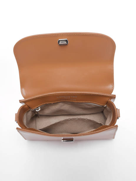 Small Leather Suave Crossbody Bag Lancaster Beige suave even 16 other view 2