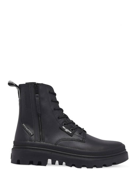 Bottines Palla Trooper En Cuir Palladium Noir accessoires 97207010