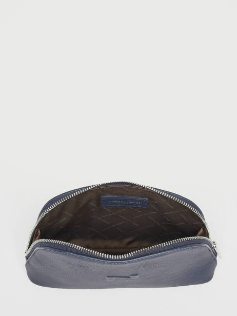 Trousse Zippée Cuir Nathan baume Bleu nathan 4 vue secondaire 1