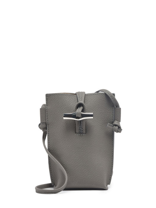 Longchamp Roseau Etui ipod/cd Gris