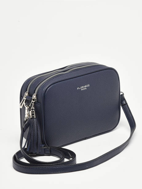 Sac Bandouliere Grained Miniprix Bleu grained F8035 vue secondaire 2