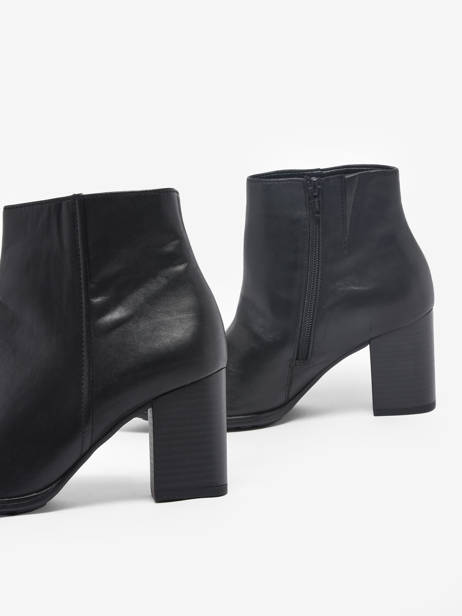 Bottines à Talon En Cuir En Cuir Gabor Noir accessoires 57 vue secondaire 1