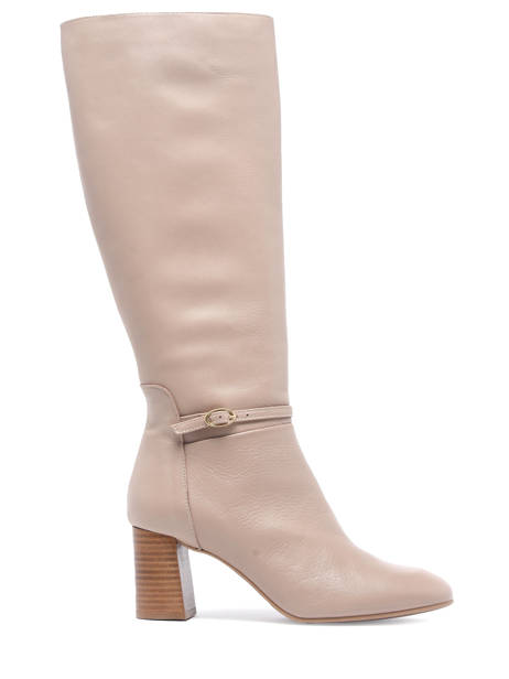 Bottes à Talon Tania En Cuir Brenda zaro Rose accessoires 4540