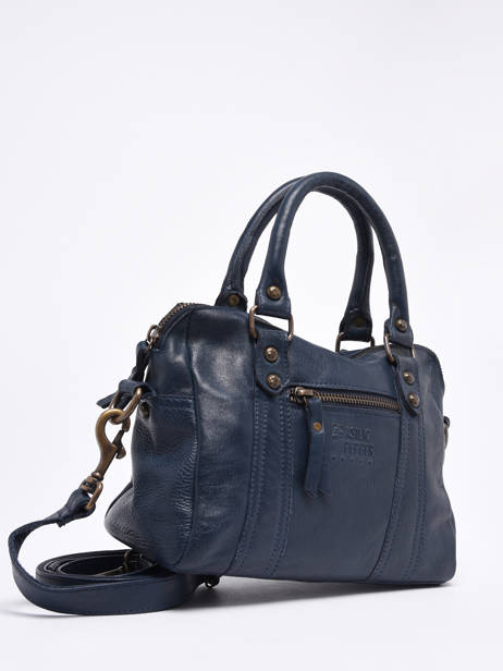Crossbody Bag Cow Leather Basilic pepper Blue cow BCOW57 other view 1