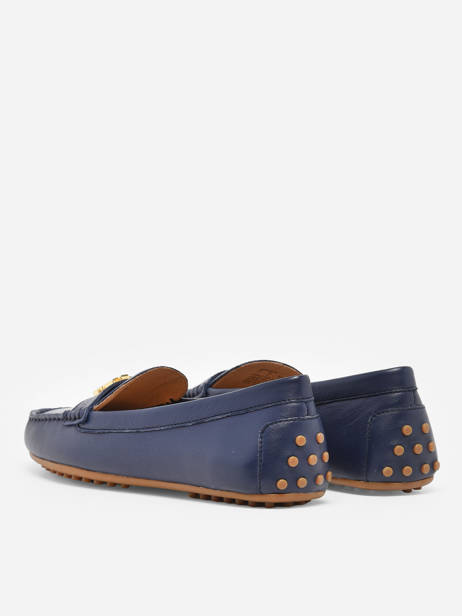 Mocassins Barnsbury En Cuir Lauren ralph lauren Bleu accessoires 85284707 vue secondaire 4