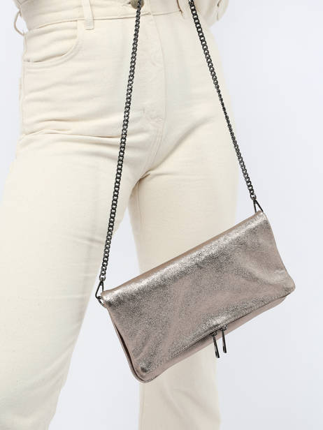Sac Bandoulière Nine Cuir Milano Marron nine NI22112N vue secondaire 1